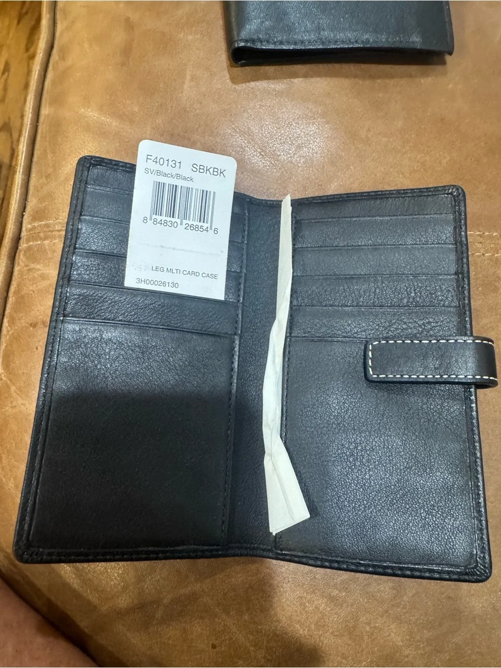 Leather  Wallet - Black